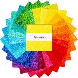 표현 바틱 레인보우 브라이트 엘리먼트 42 10인치 정사각형 레이어 케이크 라일리 블레이크 10-21701-42