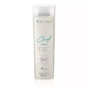 Tec Italy Curls 샴푸 300ml - 곱슬머리 및 웨이브 모발을 위한 부드러운 안티 프리즈 클렌저 - 자연스러운