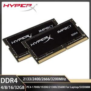 HYPERX Memoria 노트북 RAM DDR4 32GB 4GB 8GB 16GB 3200MHz 2400 2133 2666MHz SODIMM 260Pin 19200 25600 노트북 메모리