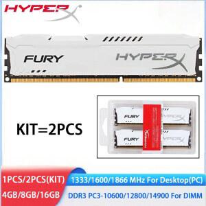 HYPERX DDR3 RAM 4GB 8GB 16GB 키트 2x8G 1600MHz 1333 1866MHz 데스크탑 메모리 DIMM 1 5V 240Pin PC3-12800 14900 10600 Intel AMD용