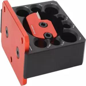 전기 드릴 카바이드 나무 막대 스틱용 다웰 메이커 고속 커터 플레이트 밀링 원통형 목공 공구 지그