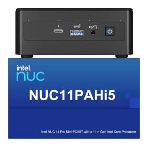 인텔 NUC 11 NUC11PAHI5 팬더 캐년 미니 PC, i5-1135G7, 베어본즈, RAM 없음, SSD OS 비즈니스 홈 오피스용 컴퓨터, 8K / WiFi 6 4K 쿼드 디스플레이 Bluetooth 5 Thunderbolt 3 지원