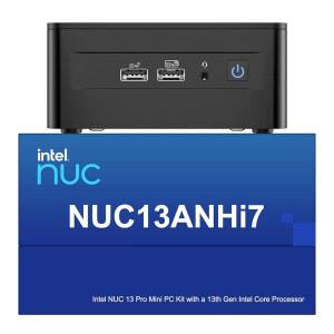 인텔 NUC 13 Pro NUC13ANHi7 아레나 캐니언 미니 PC, 코어 i7-1360P, 베어본즈, RAM 없음, SSD OS 비즈니스 홈 오피스용 컴퓨터, 8K / 4K 쿼드 디스플레이 WiFi 6E BT 5.3 썬더볼트 4 지원