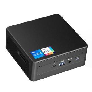 인텔 NUC 11 NUC11PAHi7 팬더 캐년 미니 PC, i7-1165G7, RAM 없음, SSD OS 베어본즈, 비즈니스 홈 오피스용 컴퓨터, 8K / WiFi 6 4K 쿼드 디스플레이 Bluetooth 5 Thunderbolt 3 지원