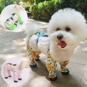 강아지 산책 방수 양말 중형 일회용 대형견 골드 강아지산책양말 매쉬 덧신 강아지신발