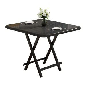 접이식 테이블 2인용 높이조절 700사각 테이블 블랙 우드 홈쇼핑 철제