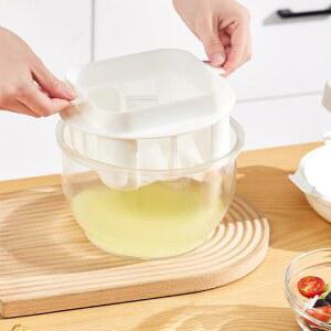 그릭 요거트 메이커 대용량 유청 분리막 미세 메쉬 스트레이너를 사용한 치즈 두껍고 크리미한 만들기