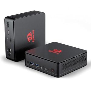 레드라곤 MPC745 미니 PC AI NPU AMD 라이젠 7 8845HS 프로세서(최대 5.1GHz), 라데온 780M 그래픽 및 16GB DDR5 RAM 1TB PCIe M.2 SSD, 지원 이더넷, 4K UHD, WiFi, BT 5.2, USB 4.0