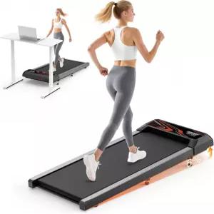 2.5마력 APP연동 조절식 5프로 경사 언더데스크 런닝머신 홈오피스 소형 러닝패드 리모컨포함
