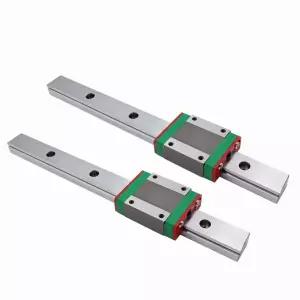 일반 2pcs MGN9 100mm 선형 레일 + MGN9C 캐리지 블록 DIY 3D 프린터용 미니어처 가이드웨이 슬라이드 키트