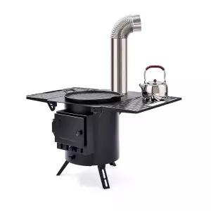 소형 장작 난로 고구마 화목난로 장작스토브 주물