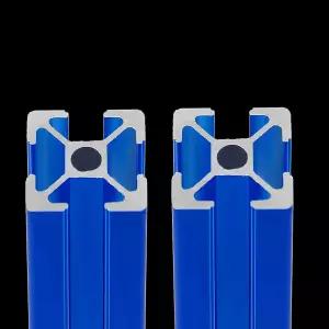 Mssoom 2 팩 2020 알루미늄 압출 프로파일 길이 47.24인치 / 1200mm 파란색 20 x 20mm 시리즈 T 타입