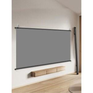 가정용 스크린 벽걸이 반자동 16 휴대용 화면 검정 테두리 인치