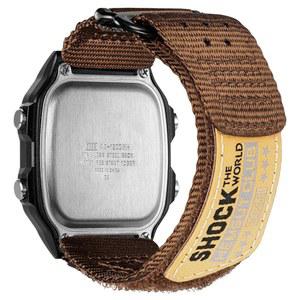 [미국배송] 카시오 F-91W F-94W F-105W F-84W W-735H W-800H SGW-300H SGW-400H A158WA AE-1000W 18MM 가죽 후크 & 루프 카시오 스트랩용 퀵 릴리스 시계 밴드 스트랩