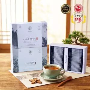 강개상인 고려홍삼정차 고려홍삼차 2종 세트(50포x50포 총 100포) 6년근 맛과 향을 즐겨보세요