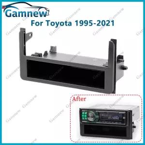 도요타 아벤시스 셀리카 GT86 하이에이스 힐룩 DVD 프레임 베젤 패널 설치 대시 키트용 시트 미이용 1 Din