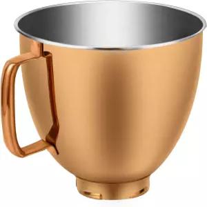 구리 색상 스테인리스 스틸 믹서 볼 키친에이드 시리즈 4.5-5 QT 틸트 헤드 믹서와 호환되며 K45SS KSM75