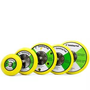 3 4 5 6 후크 및 루프 백킹 패드 샌딩 폴리싱 백커 플레이트 5/16 24T 자동차 폴리 셔 듀얼 액션 머신