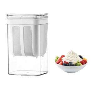 1100ML 그릭 요거트 메이커 초미세 스트레이너 재사용 가능한 라이스 티 착즙 체 M)