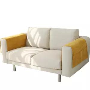 소파 팔걸이 수납 두툼한 중량감 원형 침대옆 커버 있는 셔닐옐로우 포켓
