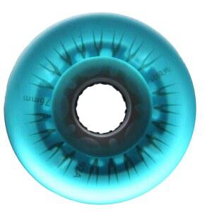 Northern Lights II 92A PU LED 조명이 있는 인라인 스케이트 교체 휠(4팩) 72mm 76mm 80mm, 웨이브 보드 캐스터 스트리트 서핑용