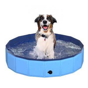 CACSPS 100.3 x 30.5cm(39 12인치) 어린이 및 - 플라스틱 수영장 아동용 접이식 강아지 하드 개 수영장