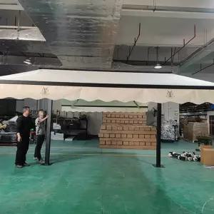 캐노피천막 카페 어닝 캐노피 차광막 야외 루프탑