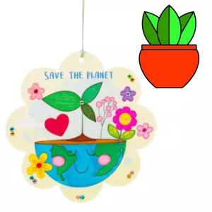 5set 유아 지구 환경살리기 교육 액자만들기 색칠공부 세트 6세