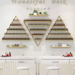 네일샵 벽걸이선반 철제 뷰티샵 벽 젤네일 전시대