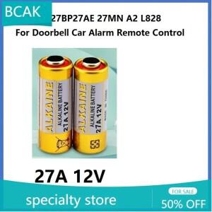 BCAK  알카라인 배터리 장난감 초인종 경보 원격 제어 20PCS 12V A27 27A MN27 L828 ALK27A