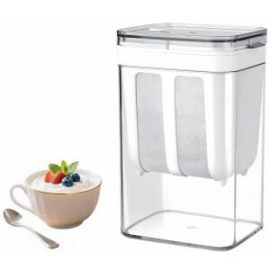 요거트 스트레이너 u2014 1.9QT /0.475GAL 0.9QT /0.23GAL 필터 그릭 프레스 유청 분리용 BPA 프리 PP