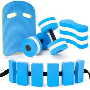 니글로리 5피스 수영장 수중 있는 세트 세트 에어로빅 덤벨이 워터 장비 운동 수영 킥보드