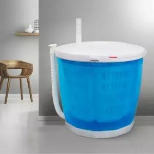 휴대용 수동 탈수기 여행 34x35cm 캠핑 기숙사 5kg 미니 의류 3컬러 건조통