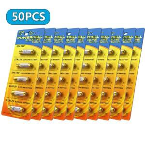 12V A27 알카라인 배터리 G27A MN27 L828 VR27 호환 초인종 리모컨 자동차 키 MP3 워크맨용 건전지