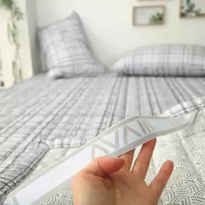 럭스 침대패드 국산 누빔패드 SS 싱글 퀸 침대매트 체크