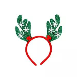 크리스마스 파티 루돌프 뿔 머리띠 반짝이 헤어소품 크리스마스머리띠