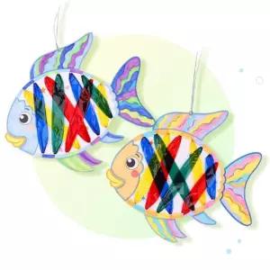 5set 여름 물고기만들기키트 여름미술 특강 셀로판지 공예 6세