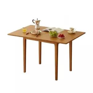 접이식 테이블 가정용 원목 폴딩 우드 거실 식탁 휴대용 베드탁자