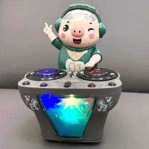 dj 돼지 장식품 인싸템 모형 버전 피그 댄스 배터리 디제이 선물 인테리어 피규어 소품