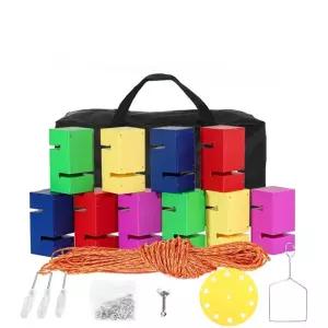 단체 블록쌓기 팀빌딩 레크레이션 도시 조립 협동 컬러 단합 운동회 워크샵