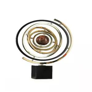 태양계 지구본 모래시계 엔틱 천체 혼천의 지구의 황도 책상 소품 모래시계화이트 학습