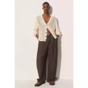 zara 자라 오픈워크 스트럭처 가디건 - 라이트 베이지 128495