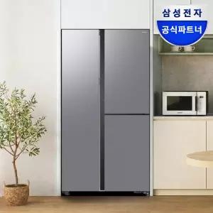 삼성전자 냉장고 RS84DG5602M9 양문형 푸드쇼케이스 AI 인버터 오토오픈도어 846리터 젠틀실버