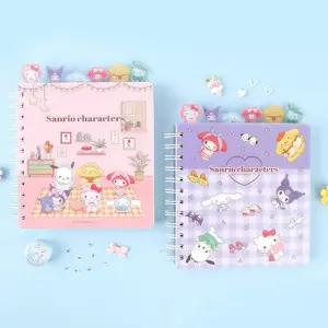 산리오 산리오캐릭터즈 ROOM PP 인덱스 노트 퍼플 보라색 캐릭터 공책 C1-241933