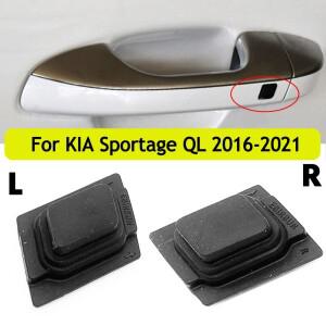 1PCS 왼쪽 및 오른쪽 외부 문 핸들 기아 호환 스포티지 QL 2016-2021 82651D9710 용 소형 버튼 스위치 커버