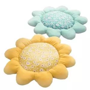 [골드스마일]해바라기 대형 방석 거실 카페 인테리어 쿠션 2종 의자방석