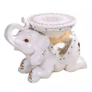 코끼리석상 풍수재물장식 현관인테리어 개업선물 코끼리소품 미니코끼리