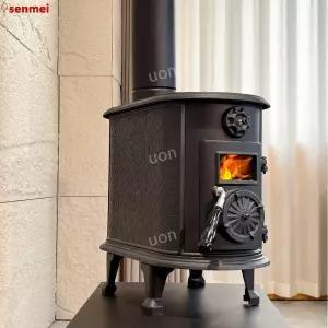 캠핑용주물난로 펜션장작화로 실내벽난로 겨울캠핑난방 화목난방기구 장