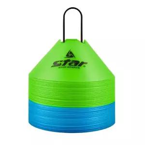 [골드스마일]스타 스포츠 축구훈련용품 접시콘 세트 그린블루 축구용품