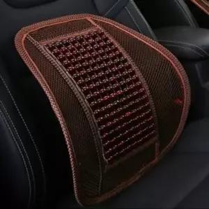 원스 원목 자동차 등받이(와인)/차량용 여름등받이 등받이의자매트